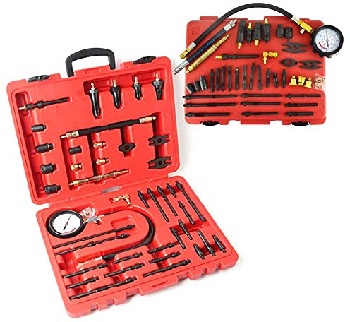 Tester di compressione, tester di compressione con tester per candela, manometro, misuratore di compressione benzina per auto, camion, auto, moto, 40 bar, 600 PSI