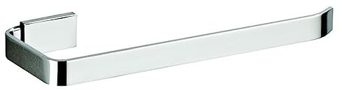 Generisch handtuchständer Quadratischer Flacher Rohr-Handtuchhalter aus Messing 26 cm Badezimmer-Hardware Anhänger Wandmontage Handtuchring stilvoller und langlebiger quadratischer Handtuchhalter für