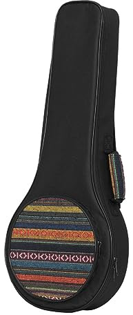 SHOWERORO 1stück Tragbare Mandolintasche Dickem Canvas Mit Verstellbarem Schultergurt Und Großem Für Zubehör Für Musiker Und Mandolinenliebhaber
