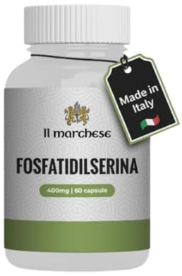 titolo: Fosfatidilserina Pura mg 400mg eliminail cortisolo abbassare dimagrire,integratore memoria e migliora umore - Potenzia Memoria e Concentrazione Riduce lo Stress