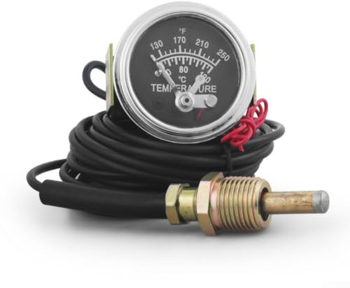 Instrument de commutation de température, 52 mm, instruments de commutation de température automobile 54,4-200°F/60-120°C