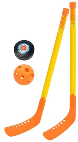 Bastoni da Hockey - Gioco di Giocattoli Leggeri di Hockey su Ghiaccio per Bambini | Sport di Prato Libero al Coperto E All'aperto Gioco di Giocattoli Sportivi in Legno Bastoni da Baseball Golf