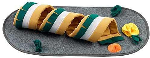 YROHGKPN Kleintiertunnel, Käfigversteck für Meerschweinchen, mit Schnüffelmatte, vielfältig für Spielröhre für Hamster, Frettchen, Igel, Eichhörnchen