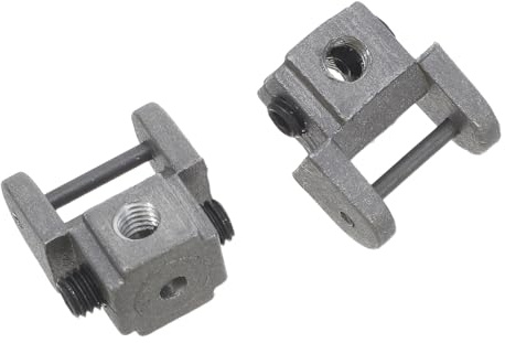 Beavorty Set 2 Morsetti a Lama a Spirale per Seghetto Alternativo, Porta Lama senza Perno in Metallo Resistente per Tagli di Precisione su Legno e Metallo, Accessori per Traforo Fai