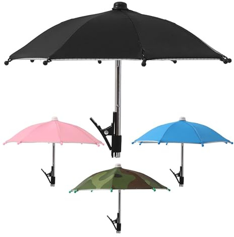 Reflimand 4PCS Cell Phone Umbrella, Anti-Glare Phone Umbrella Sun Shade, Clip On Adjustable Angle Sun Shade Cover, Multifunctional Mobile SunShade, Protects from Sunlight and Glare, for Outdoor