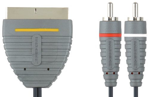 Bandridge BVL5802 Câble vidéo stéréo 2 RCA M SCART 2 m