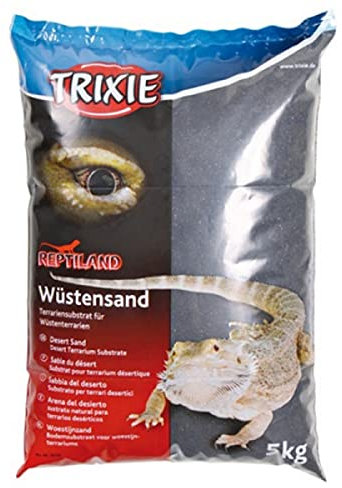 Trixie 76134 Basissand für Wüstenterrarien, 5 kg, weiß