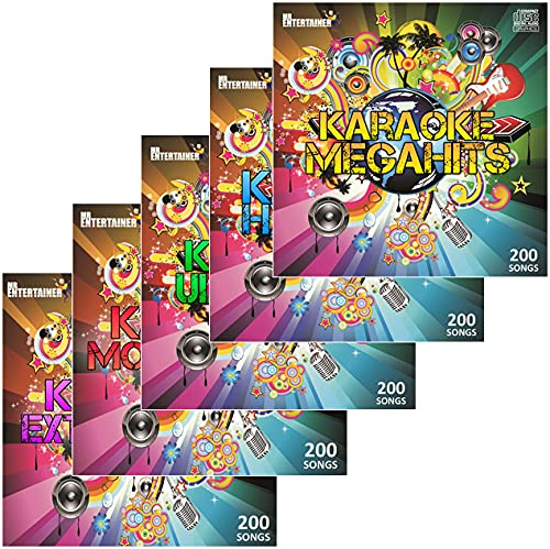 Karaoke CDG Pack Mr Entertainer Family Party 600 Greatest Songs Of All Time, Old & New (1000 Songs)