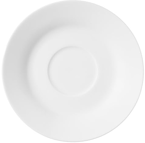 aro Kaffeeteller, Porzellan, Ø 15,5 cm, weiß, 6 Stück