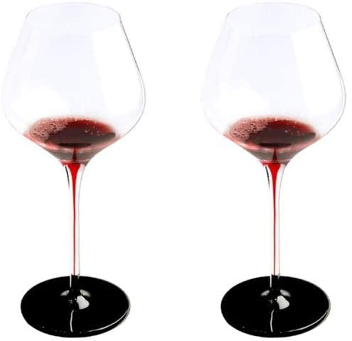 Habiba Weingläser Weingläser Strand Exquisites Rotweingläser-Set mit Weinbecher, großem Kelch, ideal für Patio-Glaswaren, 700 ml/23,6 Unzen Glaswaren Sauber