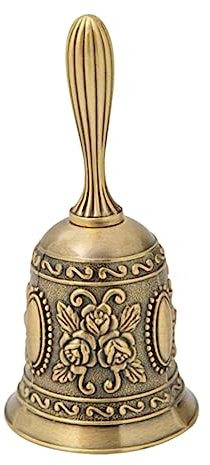 Homoyoyo Campana De Mano De Aleacion De Zinc Para Bares Restaurantes Recepciones y Decoracion Del Hogar Campana De Servicio Vintage