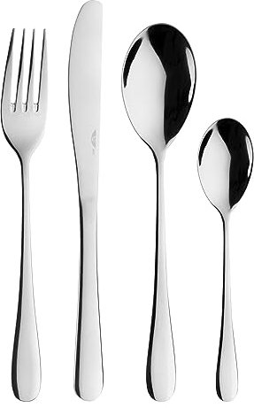 Prima Collection, Set da 24 Posate Serie Dream, Acciaio Inox, con Scatola Regalo (6 persone)