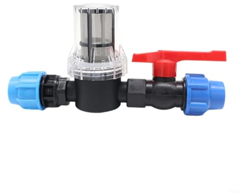 YUANGANG Filtre à eau universel à 80 mailles - Connecteur rapide pour le jardinage et l'irrigation goutte à goutte (25 mm), V2ZB383F04O1HA475EEL9QR8PGV
