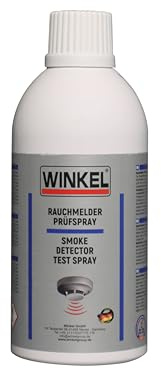 250 ML WINKEL Rauchmelder Prüfspray, rückstandsloses Testgas für Rauchmelder, Geeignet für Geräte, Marine zugelassen IMPA Rauchdetektor Rauchmeldeanlage