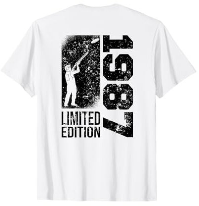 Tontauben Jahrgang 1987 geboren Geburtstag Tontaubenschießen T-Shirt