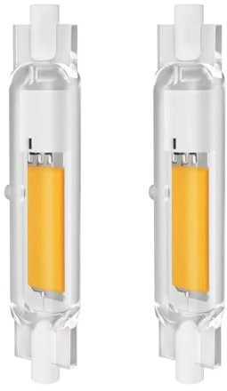 EIMOPE Lampada R7S LED 78mm Dimmerabile 20w, Lampadina LED R7S 78mm 20W equivalenti a 100w 150W Lampada Alogene, Bianco Freddo 6000K 2000LM, Nessun Sfarfallio, 220V, Confezione da 2