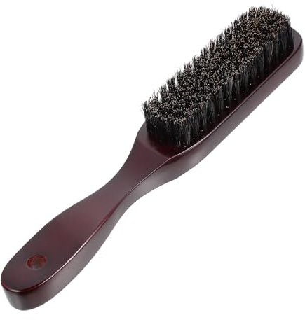 CALLARON Herren Bartbürste Klein Ergonomisch Bartpflegebürste Rasierpinsel für Salon und Unterwegs