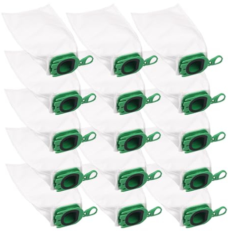15 Stück Staubsaugerbeutel für Vorwerk Kobold VB100/FP100, kompatibel mit VB 100, FP 100, Swirl M40/S67, Kobold 135/136 | Staubsaugerbeutel für vorwerk kobold
