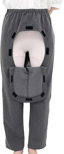 Patientenpflege-Hosen, Pflegehose Für Patienten & Senioren, Inkontinenzhose Unisex Mit Offenem Schritt, Leicht An- Und Auszuziehen, Geeignet Für Krankenhaus & Altenpflege