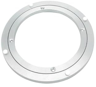 EnxJire Piastra Girevole Piatto girevole con cuscinetto rotante for utensili da cucina, in lega di alluminio, for tavolo pranzo, base Susan(5.5in)
