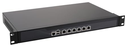 ANDAQI Firewall Hardware Appliance, Mikrotik, PFSense, OPNsense, 1U Network, VPN, Router PC, I7 4700MQ, RS11, 6 x I226-V 2.5GbE LAN, Console, VGA, SIM Slot, 0 RAM, 0 Storage, Barebone No System