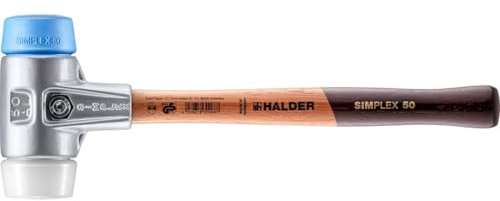Halder 3117050 Simplex TPE-Soft/Superplastic Soft-Face Mallet, Multi-Colour, 50 mm