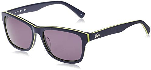 Lacoste L683S 414 55 Sonnenbrille, Blau (Blue/Yellow/Bluee)
