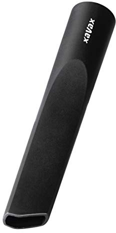 Xavax | Boquilla para ranuras aspiradora larga 22 cm, Negro | Boquilla estrecha aspiradora coche y rincones, Limpieza de grietas y tapicerías, Compatible 32 y 35 mm