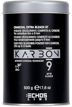 Echosline karbon9 decolorante al carbone 9t 500gr