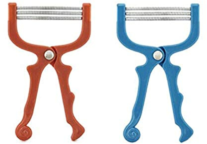 Milisten Gesichtshaarentferner Spirale Handgerät Für Frauen Und Männer Tragbarer Einfädler Für Präzise Gesichtshaarentfernung Nass Und Trocken 5.91X3.54X0.39 Zoll