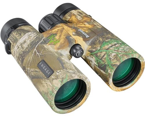 BUSHNELL - Jumelle Engage X - 10x42 - Camo - Prisme en Toit - Jumelles Professionnelles - Qualité d'Image Brillante - Objectifs Robustes et Traité Multicouche toute Surfaces - BENX1042B