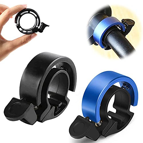 2 Stück Fahrradklingel Fahrrad Ring Radfahren Fahrrad Glocke Aluminiumlegierung Innovative Fahrradklingel Geeignet für Rennräder, Mountainbikes, Normale Fahrräder und Kinderräder, 2 Farben