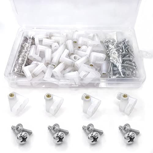 50 PCS Supports en plastique pour carte de circuit imprimé, matériel de montage et vis pour carte mère.