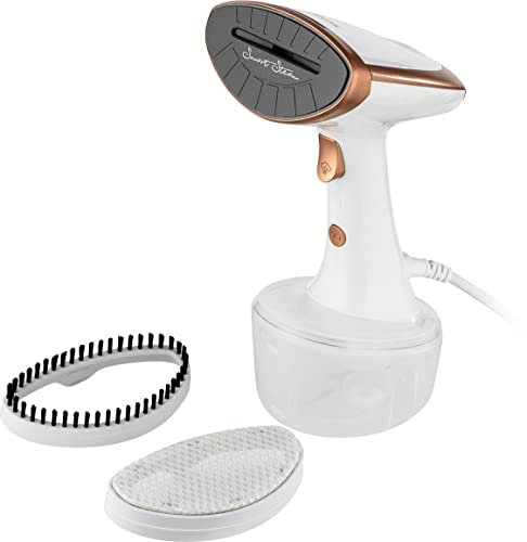 Sencor Ferro da Stiro Verticale a Vapore Portatile Potente e Veloce 1600W, 320ml con Spegnimento Automatico, Piastra in Ceramica, Stiro Verticale, Steamer Perfetto per Viaggi, Casa, Ufficio, Oro