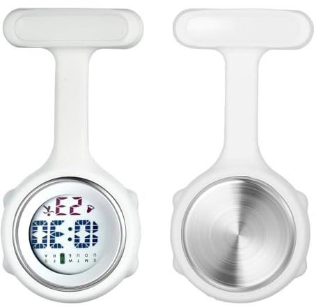 Avaner Krankenschwesteruhr Multifunktion Digital Silikon Pflegeruhr Analog Quarzwerk FOB Schwesternuhr für Damen Herren