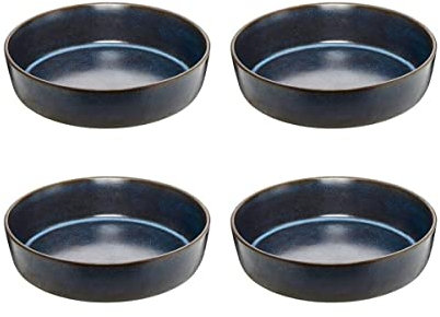 AIDA RAW - Piatti fondi - 4 pz - Blu notte