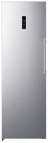 Teknix TH60TNFX 60cm Freestanding Tall Freezer - 274L Capacity - Frost Free - Suitable for Outbuildings - Metal Tech Cooling - Stainless Steel, H185.5 x W59.5 x D65.1 (cm)