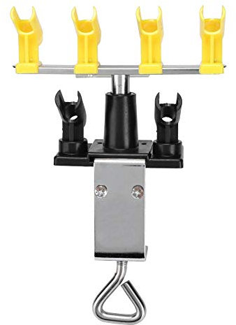 ANKROYU Airbrush-Halter, Universal-Klemme für 4 Airbrush-Pistolen, 4-in-1-Tischkantenklemme, Klemme am Stil-Airbrush-Station-Set, Airbrush-Ständer für Anfänger und Profis