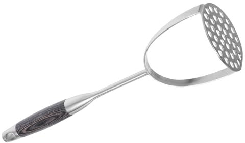 Warmhm Schiacciapatate Manuale in Acciaio Resistente Utensile Per Schiacciare Patate Dolci e Normali Schiacciapatate Domestico Facile Da Pulire e Sicuro