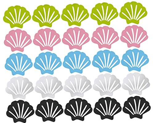 HOLIDYOYO 30pezzi Adesivi Antiscivolo per Bagno e Cucina Decalcomanie Resistenti per Superfici Lisce Design Opaco e Alta Adesione Sicurezza per Anziani Perfetti per Vasche Scale e Piscine