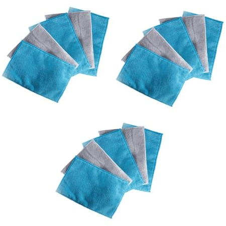 VALICLUD 15pezzi Panno Per Lavaggio Fibra Di Bambù Da Asciugamani Multiuso Per Pulizia Cucina Super Assorbente Sostanze Chimiche Per Superfici Delicate e Varie Applicazioni Domestiche