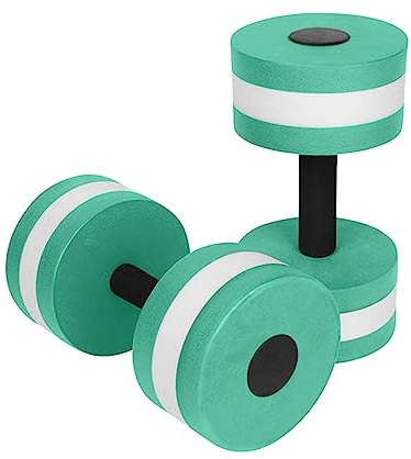 Generisch Aqua Hanteln Set – Eva-Schaum Wasserhanteln für Wassergymnastik & Aquafitness, Wassergymnastik Geräte & Aquajogging Zubehör für effektives Wassertraining