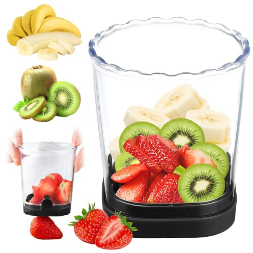 Strawberry Cutter Slicer Cup, Portable Fruit Slicer Cup, Stainless Steel Blade Strawberry Cutter Tool with Push Plate for Banana Egg Grape (Black)