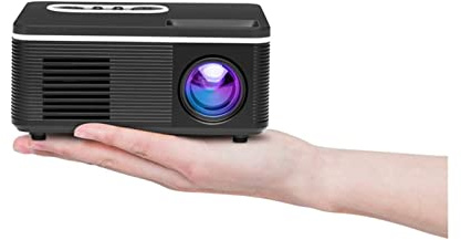NGBFF Projecteur Noel Exterieur, Mini projecteur Maison LED Mini projecteur Portable Haute définition 1080P projecteur Lecteur multimédia Haut-parleurs intégrés for Le Divertissement à Domicile