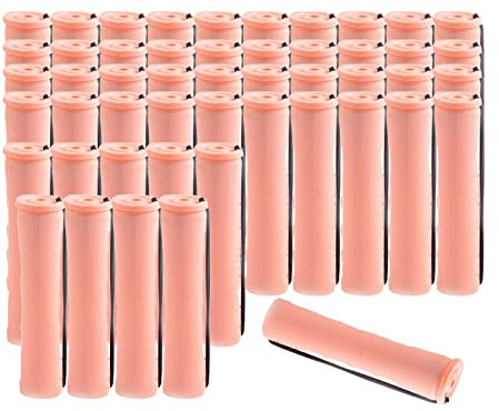 Lot de 50 tiges ondulées ondulées pour cheveux bouclés et ondulés - Pour femmes et filles - 2 cm