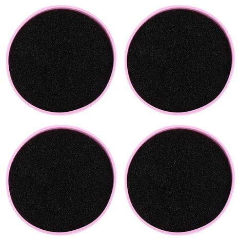 Homoyoyo Limpiador de Brochas Cosméticas Caja, 4 Esponjas Limpiadoras para Brocha Maquillaje y Sombras de Ojos, Portátil