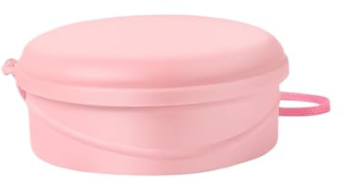 Genérico Gobelet pliable avec couvercle - Bouteille d'eau alimentaire réutilisable pour école, randonnée, voyage, femme, , enfant, famille et amis 260 ml