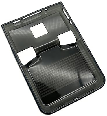 THLMT Funda Protectora de TPU Compatible con ANBERNIC RG 477V, Carcasa para Consola de Juegos portátil, Funda de protección contra caídas, Funda de Almacenamiento (Negro translúcido)