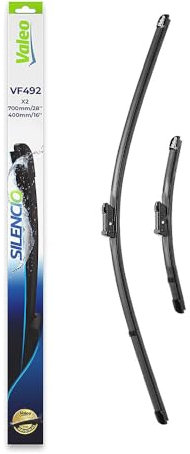 VALEO Silencio Essuie-glace - VF492 - Kit de Balais d'Essuie-glace 700 mm / 400 mm Plats d'Origine de Haute performance, Visibilité Supérieure sur la Route- Avant - Lot de 2 Balais - 574692