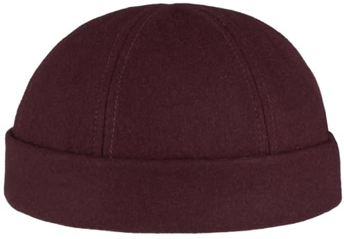 Lipodo Skepparkeps Herrar - mössa herr dockermössa Docker, Kardborreband Vinter höst-vinter - One Size bordeaux